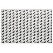 Tissu Chat et notes musicales en silhouette (Yard)