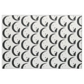 Tissu Chat, étoiles, et lune (Fat Quarter)