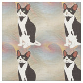 Tissu Chat impressionnant (Détail)