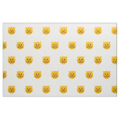 Tissu Chat jaune mignon (Fat Quarter)