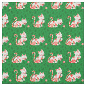 Tissu Chat mignon de sucre de canne (Échantillon)