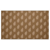 Tissu Chat moderne du milieu du siècle, beige et Brown c (Fat Quarter)