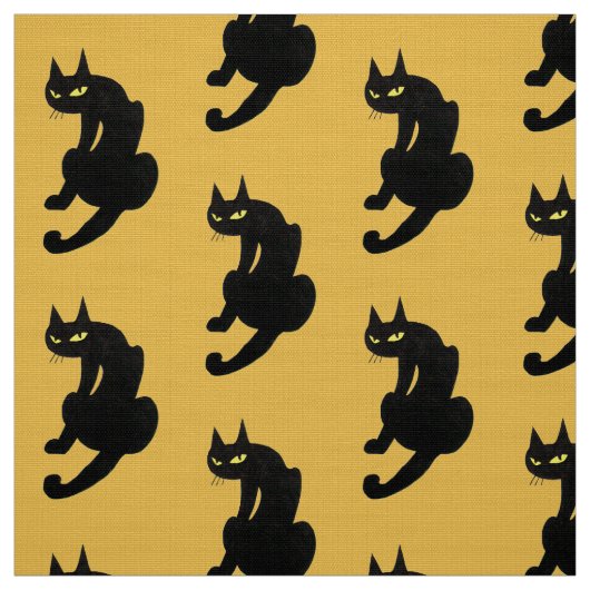 TISSU CHAT NOIR (Échantillon)