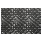 Tissu Chat noir, langue rouge (Yard)