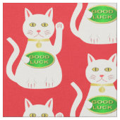 Tissu Chat Oriental Lucky (Fermer)