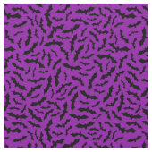 Tissu Chat pourpre Joyeux Halloween moderne (Détail)