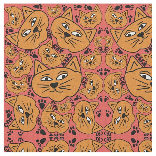 Tissu chats (Fermer)