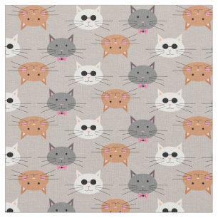 Tissu Chats