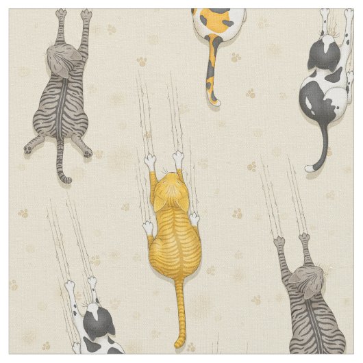 Tissu Chats autorisés (Fermer)