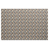 Tissu Chats blancs noirs orange (Fat Quarter)