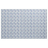 Tissu Chats bleus et gris (Yard)
