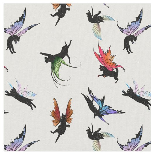 Tissu Chats cosmiques (Fermer)