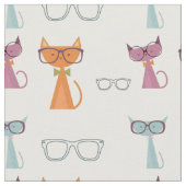 Tissu Chats de hippie (Fermer)