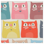 Tissu chats d'été (Fermer)