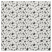 Tissu chats et arête de poisson (Échantillon)