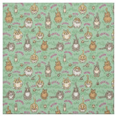 Tissu Chats et créatures (Échantillon)