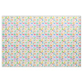 Tissu Chats Et Étoiles Colorés (Fat Quarter)