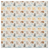 Tissu Chats joueurs (Échantillon)