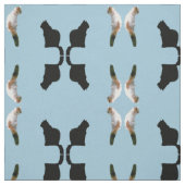 Tissu - Chats Kaleidoscope (Échantillon)