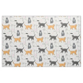 Tissu Chats mignons (Fat Quarter)