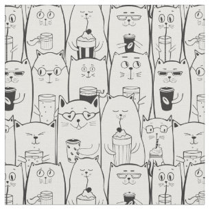 Tissu Chats mignons
