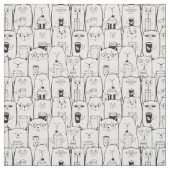 Tissu Chats mignons (Échantillon)