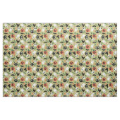 Tissu Chats mignons et Citrouille Olive Black Halloween  (Fat Quarter)