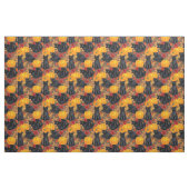 Tissu Chats noirs et citrouilles 2 (Fat Quarter)