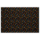 Tissu Chats sur le noir (Fat Quarter)