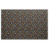 Tissu Chats sur le noir (Fat Quarter)
