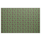 Tissu Chats sur le vert (Fat Quarter)