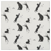 Tissu Chats vintages par Théophile Steinlen (Échantillon)