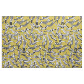 Tissu chatte ocre jaune (Fat Quarter)