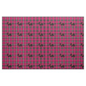 Tissu Chaud profond automne rose écossais Terrier plaid (Fat Quarter)