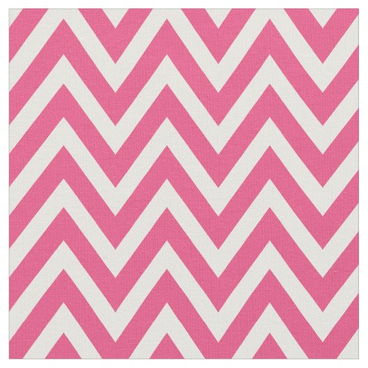 Tissu Chaud rose moderne rayures Chevron (Fermer)
