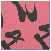 Tissu Chaussure à pointe de ballon noir (Fermer)