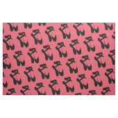 Tissu Chaussure à pointe de ballon noir (Fat Quarter)
