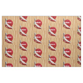 Tissu Chaussure de boule de bowling et Pin avec votre (Fat Quarter)