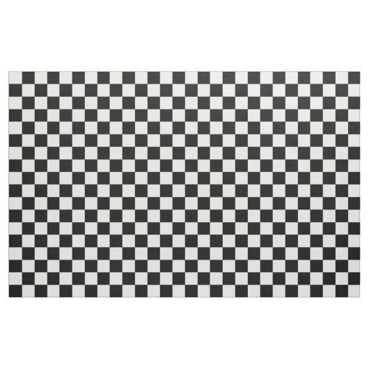 Tissu Checkered noir et blanc (Fat Quarter)