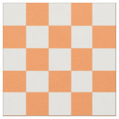 Tissu Checkered orange et blanc (Fermer)