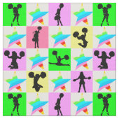 TISSU CHEERLEADES COLORÉES (Fermer)