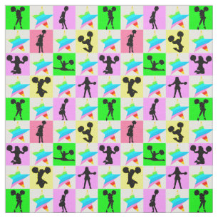 TISSU CHEERLEADES COLORÉES