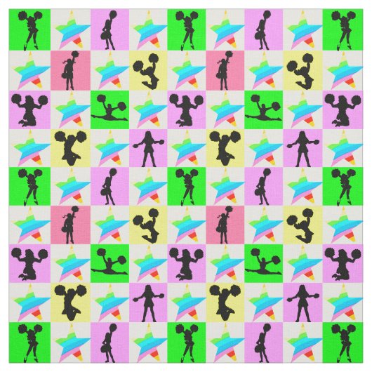 TISSU CHEERLEADES COLORÉES (Échantillon)