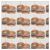 Tissu Cheeseburger Hamburger Sliders Bar Food App (Échantillon)