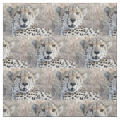 Tissu Cheetah Portrait (Échantillon)