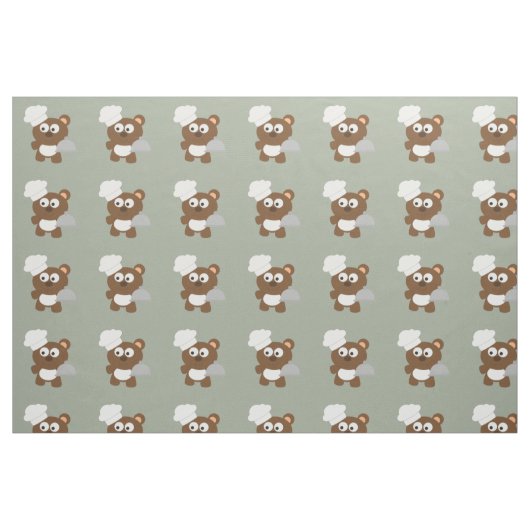 Tissu Chef Bear (Fat Quarter)