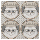 Tissu Chef Chat Perse (Fermer)