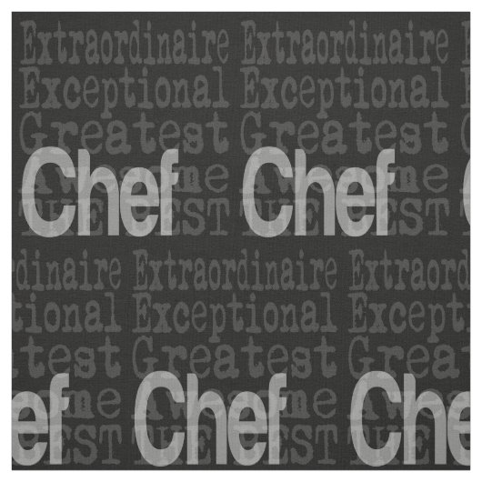 Tissu Chef Extraordinaire (Échantillon)