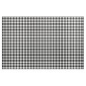 Tissu Chèque de buffle noir et blanc (Yard)