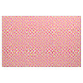 Tissu chèque de visage rose super (Yard)